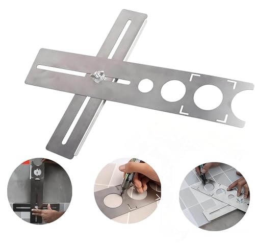 Stainless Steel Ceramic Tile Hole Locator Marble Punching Tool Universal Punching Adjustable by Hotwin - Image 5