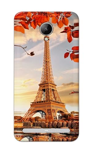 Image of Printed Hard Back Cover for Lenovo C2 k10a40 Back Cover (Eiffel Tower -K1) -190724(DP)