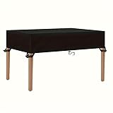 Spannbettlaken for rechteckige Tische, Schwarze elastische Picknick-Tischdecke for den Außenbereich, for Camping, Esszimmer, Terrasse, Küche, Bankett, Party