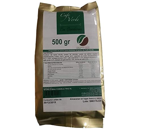 Soluble de bebida de café verde con Ganoderma 500gr
