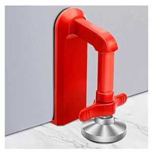 Door Stoppers Security – Portable Door Lock for Travel Anti Theft Door Blocker, Hotel Room Apartment Safety – No Drill Garage Door Brace Devices for Women, Children – Sleep with Peace of Mind