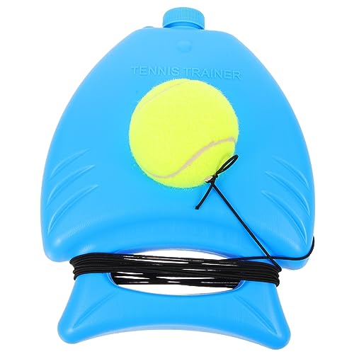 balacoo 1Set Tennis Training Kit with Rebound Base Tennis Practice Equipment for Play Includes Tennis Balls for Beginners for Outdoor and Indoor Sports