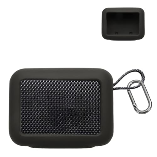 For JBL GO5 �p �P�[�X �J�o�[ �yNOUKAJU�z Bluetooth�X�s�[�J�[ �V���R�� �ی�P�[�X �J���r�i�t�� �����h�~ �L�Y�h�~ �ϏՌ� �����[�d�\ �h�� �h�o (�u���b�N)