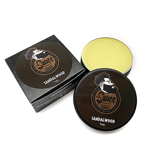 Beard Balm Set 4(1Oz Each) Reusable Variety Pack Scented Shea Butter, Coconut Oil, Vitamin E, Argan & Jojoba Oils- Moisturizes, Softens, Strengthens Beards - Original, Sandalwood, Champion, #TOP4