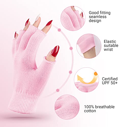 Melodysusie Moisturizing Gloves Fingerless Moisture Gloves Soft Moisturizing Gloves Overnight For Dry Rough And Cracked Hands, Size S (L*W: 6.7In*3.8In) #TOP1