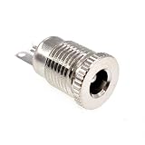 Oiyagai 5 szt. DC-099 żeński 5,5 x 2,5 mm panel montażowy 30 V 10 A DC złącze gniazda, adapter złącza gwintowanego panelu żeńskiego
