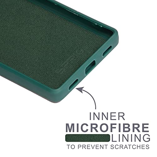 Image of SPRIG Compatible with Google Pixel 6A Premium FlexTone (TPU) Premium Back Cover Drop Tested Shock Proof Mobile Case for Men, Women, Boys and Girls with Camera Protection (Dark Green)