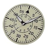 ATOMUSERLY 1pc Luminoso 29mm/33.5mm Vintage White Diver Pilot Orologio Quadrante Viso for NH35 NH36 NH37 NH38 NH39 ETA PT Mano(Dial B hand,29 MM for eta2824 pt)