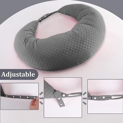 Bbl Pillow After Surgery For Butt Sleeping, Brazilian Butt Lift Recovery Pillow For Sitting Sleeping Driving, Butt Augmentation Recovery Pillow, Post Recovery Brazilian Butt Lift Pillow(Dark Grey) #TOP4