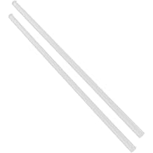 Acrylic Clear Rods PMMA Plastic Stick Perspex Bar Shower Curtain Poles Length 50Cm 2 Pcs,Diameter 20mm