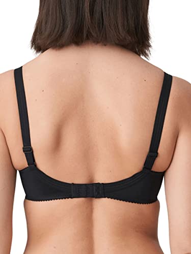 Primadonna Women's -1330 Satin Seamless Underwire Bra 016, Black, 40H #TOP2