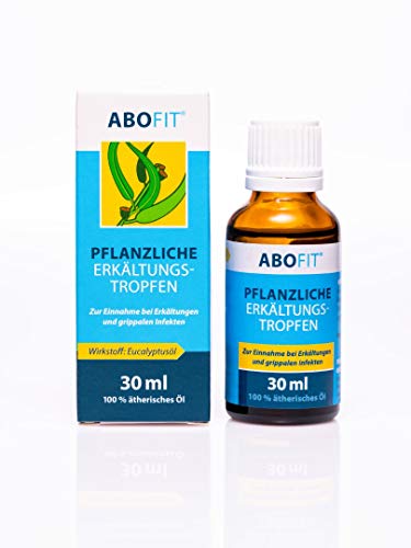 ABOFIT Eukalyptusöl Pflanzliche Erkältungstropfen zum Einreiben Inhalieren Einnehmen bei Erkältung 30ml