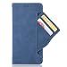 Produktbild HAOTIAN Hülle für Xiaomi Poco X3 NFC Hülle, Handyhülle Xiaomi Poco X3 NFC Flip Case Brieftasche Schutzhülle, Premium Leder mit Ständer Funktion & Kartenfach & Magnetic Snap Cover, Blau