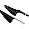 Gloss Black Front Fork Mount Wind Deflectors Windshield for 1995-2023 Harley Touring Road King Street Glide Electra Glide CVO FLHT FLHR FLHX