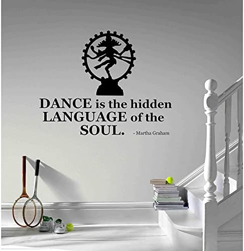 Natraaj Withe Sticker LYOMAN® Dance Wall Stickers Style Dream Phrase Motivation Quotes Vinyl ...