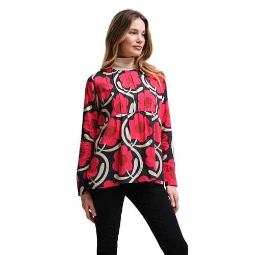 Image of Regatta Regtta Womens Orla Kiely Long Sleeve Lightweight Blouse Top - Pink - 10