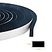 Neoprene Weather Strip with Adhesive, 1/2 Inch x 1/4 Inch, High Density Door & Window Seal, 26 Feet (2 Rolls x 13ft)