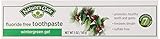 Nature'S Gate Toothpaste without Fluoride, Wintergreen Gel, 4 Count