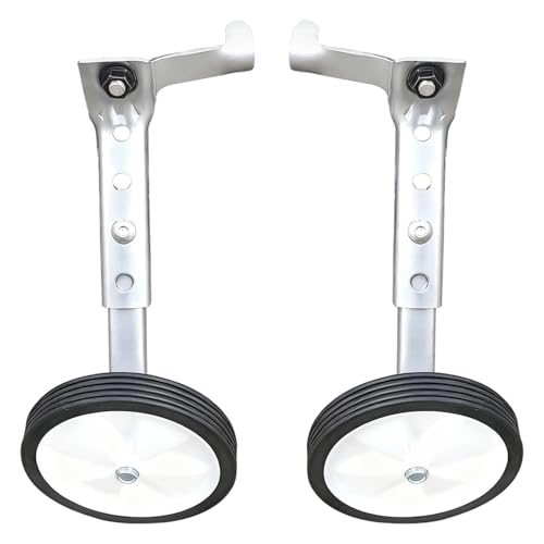 Ruedas de entrenamiento ajustables para bicicletas de 16-24 pulgadas, ruedas laterales compatibles con bicicletas de montaña y multi velocidad, ruedas robustas con herramientas miniatura 1
