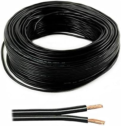 electrosmart Black Multistrand 2 x 0.5mm Speaker Cable Ideal for Car Audio & Home HiFi (20)