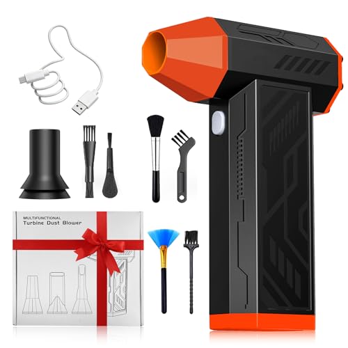 Compressed air duster 130000rpm, 4-speed, cordless rechargeable