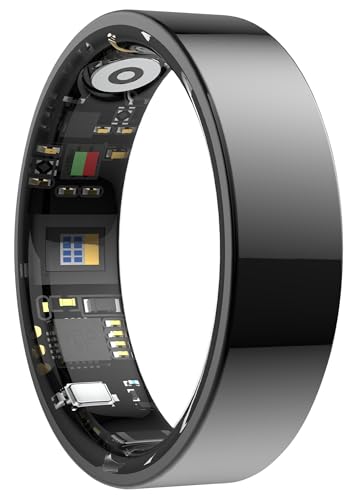 スマートリング メンズ スマート指輪 レディーズ 健康指輪 Bluetooth指輪 体調管理 B-P/H-R/SP-O2飽和度/睡眠モニター 活動量計 歩数計 消費カロリー 走行距離 リモートカメラ ワイヤレス充電ケース付き IOS/Android対応