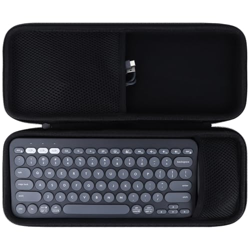 Peyyargo Hard Storage Case Compatible with Logitech Pebble 2 Combo K380s/K380 Keyboard + M350/M350s Mouse (Graphite)