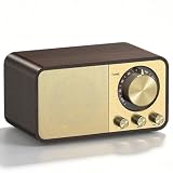 Radio Nostalgie Bluetooth Radio Rétro Portable Haut Parleur 5W Batterie Rechargeable 1500m...