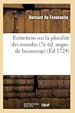  Entretiens sur la pluralité des mondes (7e éd. augm. de beaucoup) (Éd.1724)
