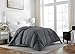 Sleep Restoration Down Alternative Comforter 1400 Series - Best Hotel Quality Hypoallergenic Duvet Insert Bedding - King/California King - Gray