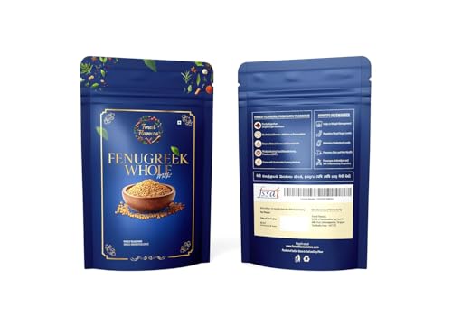 Image of Forest Flavours Fenugreek Seeds (Methi) Whole | 100% Natural Sabut Methi with Rich Flavor & Health Benefits | Ideal for Cooking, Digestion & Wellness (400 g)