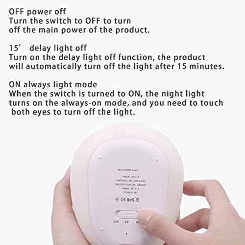 Lámpara de noche de silicona con sensor táctil miniatura 5