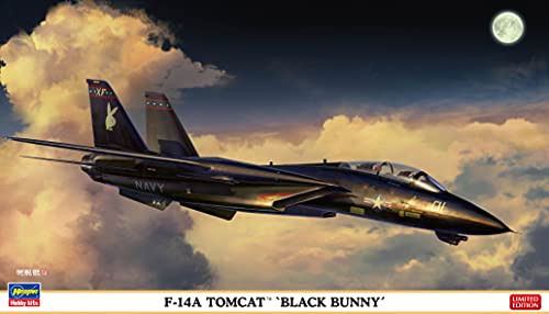 ハセガワ 1/72 アメリカ海軍 F-14A トムキャット ブラックバニー プラモデル 02377