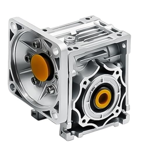 ZKLGS Stepper Motor, Worm Gearbox NMRV040 Reducer Gear Ratio 5:1 To 100:1 Input 14mm Output 18mm Shaft Reducer Suitable 