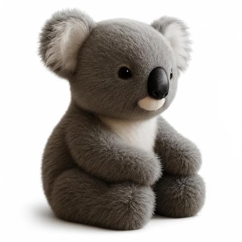Dmrbiy 1 Stück Koaly Emotional Healing On Demand Weicher Koala Plüschtier Spielzeug Gewichteter Koala Stofftier Plüschtier für Schlafen Reise Geburtstag Familie für Emotionale UnterstüTzung