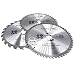 Produktbild 3 Kreissägeblätter 254x30mm 24, 40 und 60 Zähne + 3 Reduzierringe je Sägeblatt auf 24,4mm, 20mm und 16mm für Einhell Zug-Kapp-Gehrungssäge TC-SM 2531/1
