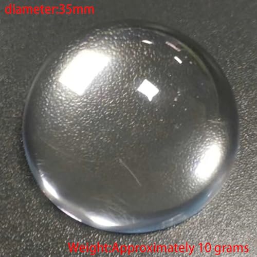Syiyunran Leselupe Mit Briefbeschwerer Funktion - 2pcs, Transparentem Acryl Solide Halb Runde Kugel, für Display Home Dekorative Ornament Office Dekoration Lesehilfe Transparentes Vergrößerungsglas