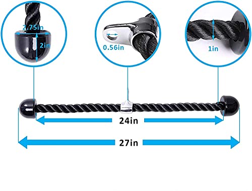 Corda per tricipiti in Nylon Resistente, Corda da