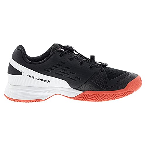 Wilson Rush Pro Jr 4.0 Ql (Little Kid/Big Kid) Black/White/Poppy Red 5 Big Kid Medium #TOP4