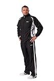 Trainingsanzug Teamsuit Shore (Schwarz/Weiß, XXL)