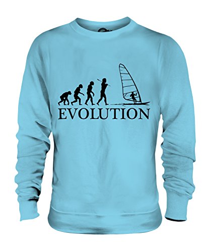 Sweat-shirt planche à voile imprimé Évolution avec coupe mixte confortable