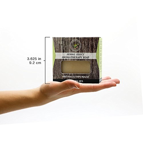 Plantlife Herbal Insect Aromatherapy Soap 113G - 4 Oz #TOP2