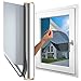 MARAPON® Vinilos para Ventanas con Adhesión Estática Efecto Espejo [60x200 cm] – Vinilo Ventana Privacidad y Protección UV, Infrarrojos – Vinilos Adhesivos para Cristales Protección contra el Calor