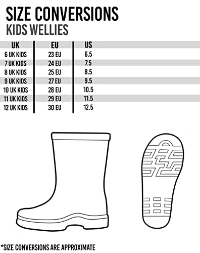 Paw Patrol Wellies Girls Kids Toddlers | Everest Skye Rescue Pups Follow Your Rainbow Wellington Boots|Water Resistant Walking Shoes #TOP1