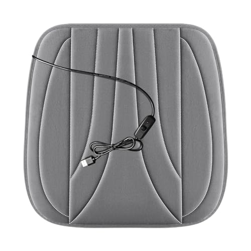 Cojín Calentador Para Asientos De Coche,Confort Eléctrico USB - Almohadilla Térmica de Coche Cómoda - Para Camión SUV Hombres Mujeres Conductor Pasajero Mayor Trabajo Casa