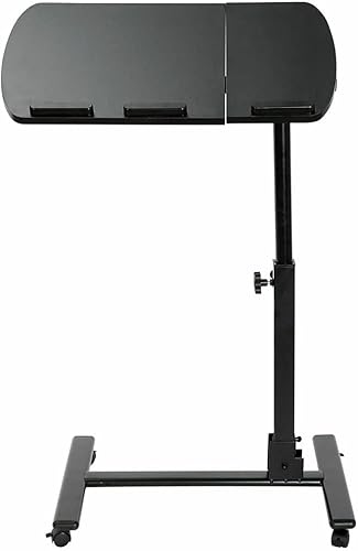 Miniatura 4 de CZDYUF - Escritorio de altura ajustable para computadora portátil sobre sofá cama, soporte de mesa