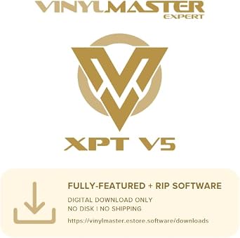 Advanced Full Featured Graphic Design RIP Print and Cut Software VinylMaster XPT No Disk