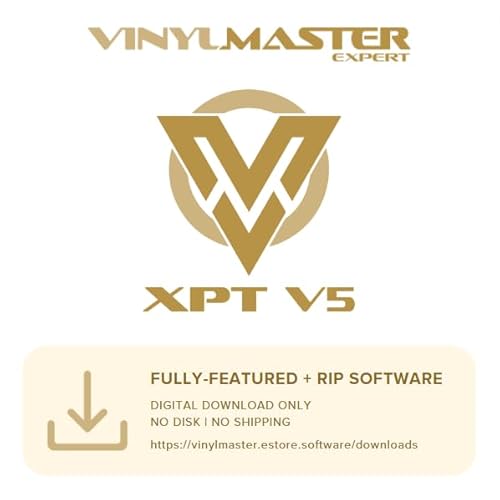 Advanced Full Featured Graphic Design RIP Print and Cut Software VinylMaster XPT (No Disk)
