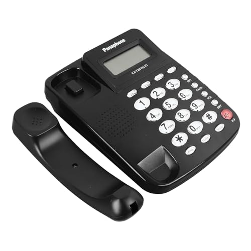 Téléphone fixe identification appelant écran et touches géantes pour senior et bureau