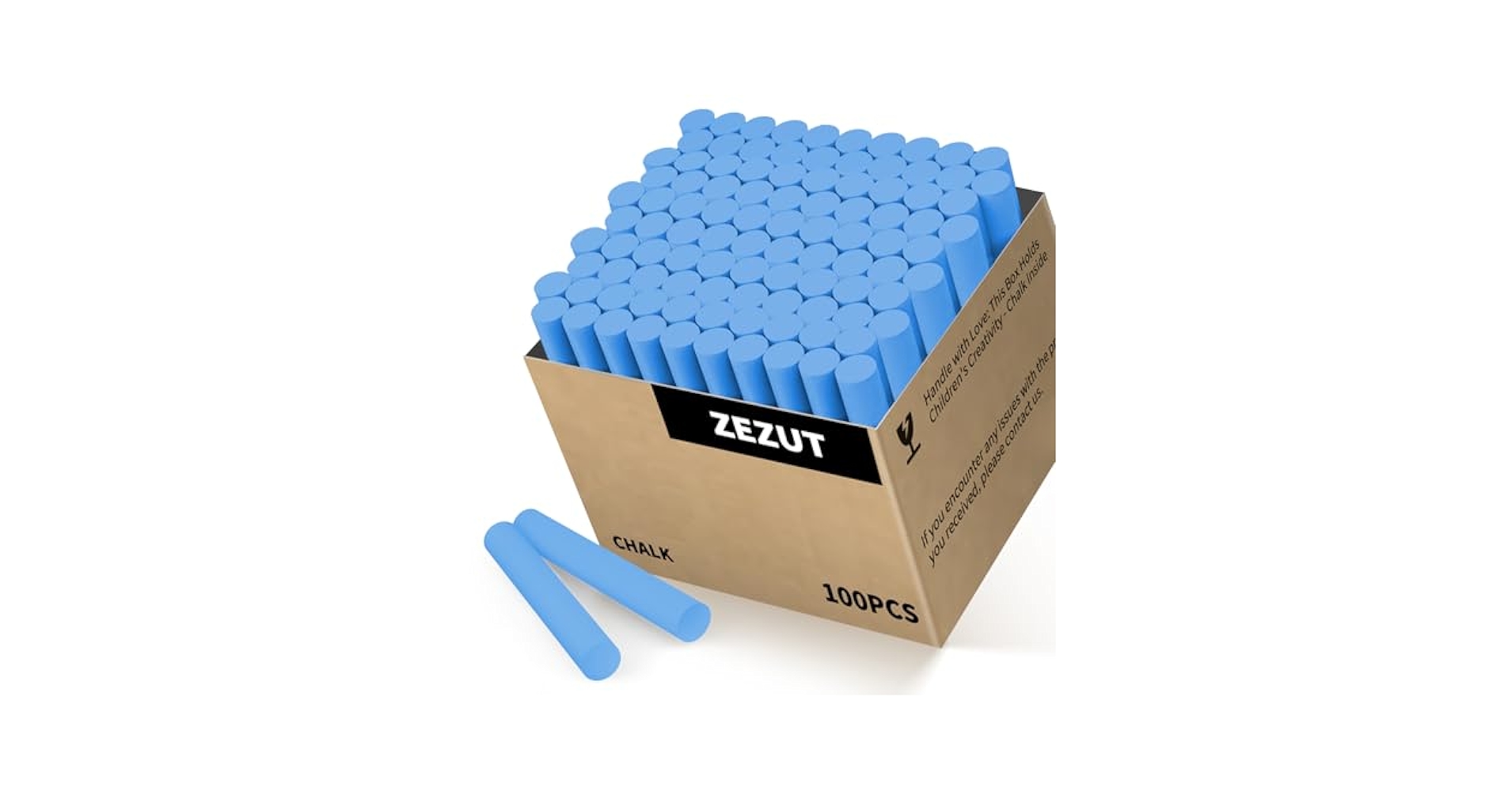 その他 chalk! Amazon.com : ZEZUT Blue Chalk 100PCS, Low Dust Chalks Stick